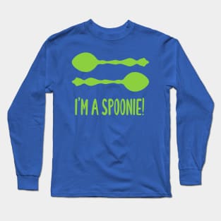 I'm A Spoonie! (Lime Green) Long Sleeve T-Shirt